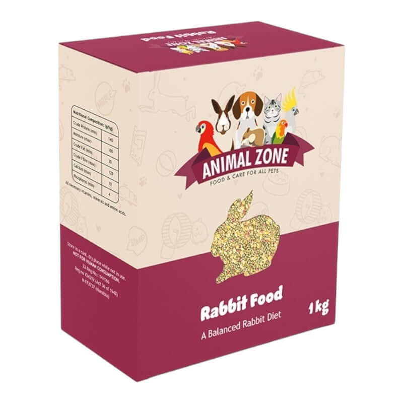 Animal Zone Rabbit Food - Balanced Nutrition for Bunnies