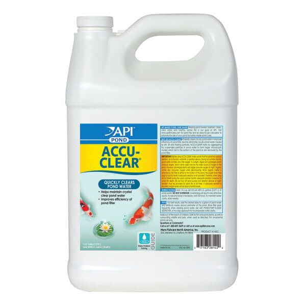 API Pond Accu-Clear water clarifier for crystal-clear pond water and efficient filtration.
