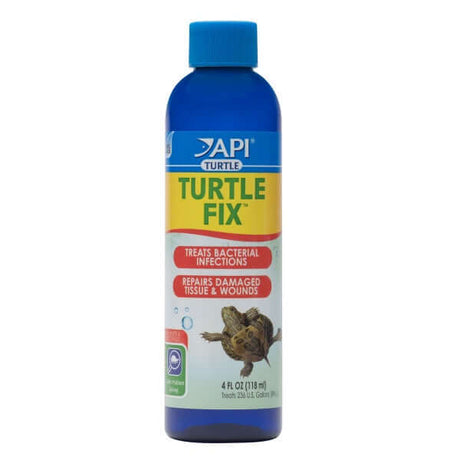 API Turtle Fix 118ml - all-natural remedy for treating bacterial infections in aquatic turtles and amphibians.