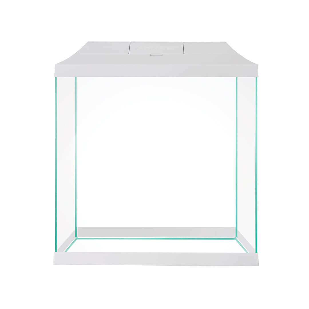 Aquael Leddy Mini 30 aquarium with durable FLOAT glass, protective frame, perfect for kids' bedrooms.