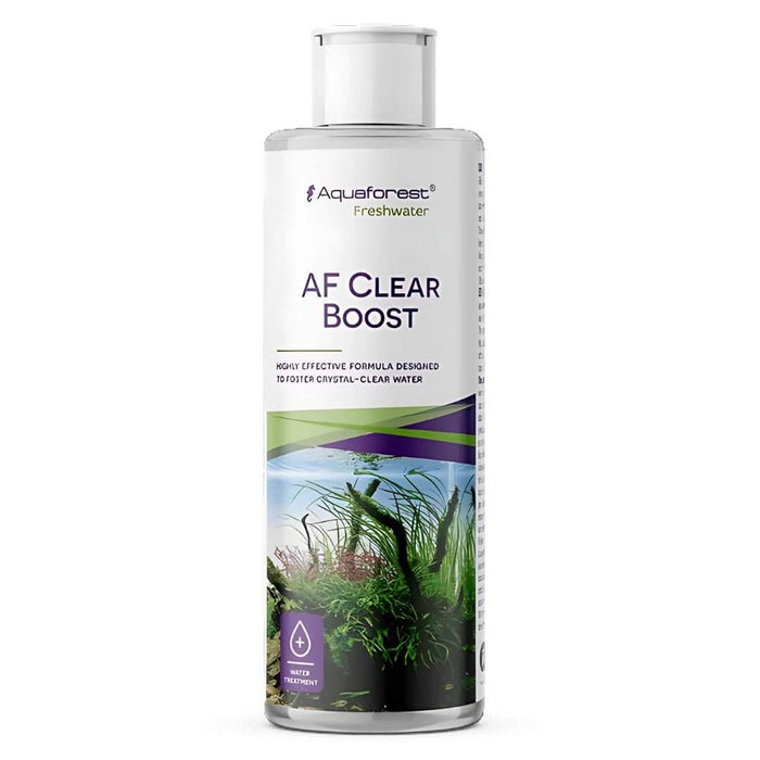 Aquaforest Clear Boost 250ml water-clarifying agent for crystal clear freshwater aquariums.