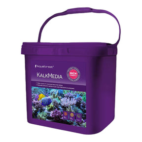 Aquaforest Kalk Media bucket for marine aquariums, high-quality calcium reactor media with efficient delivery and no clogging.