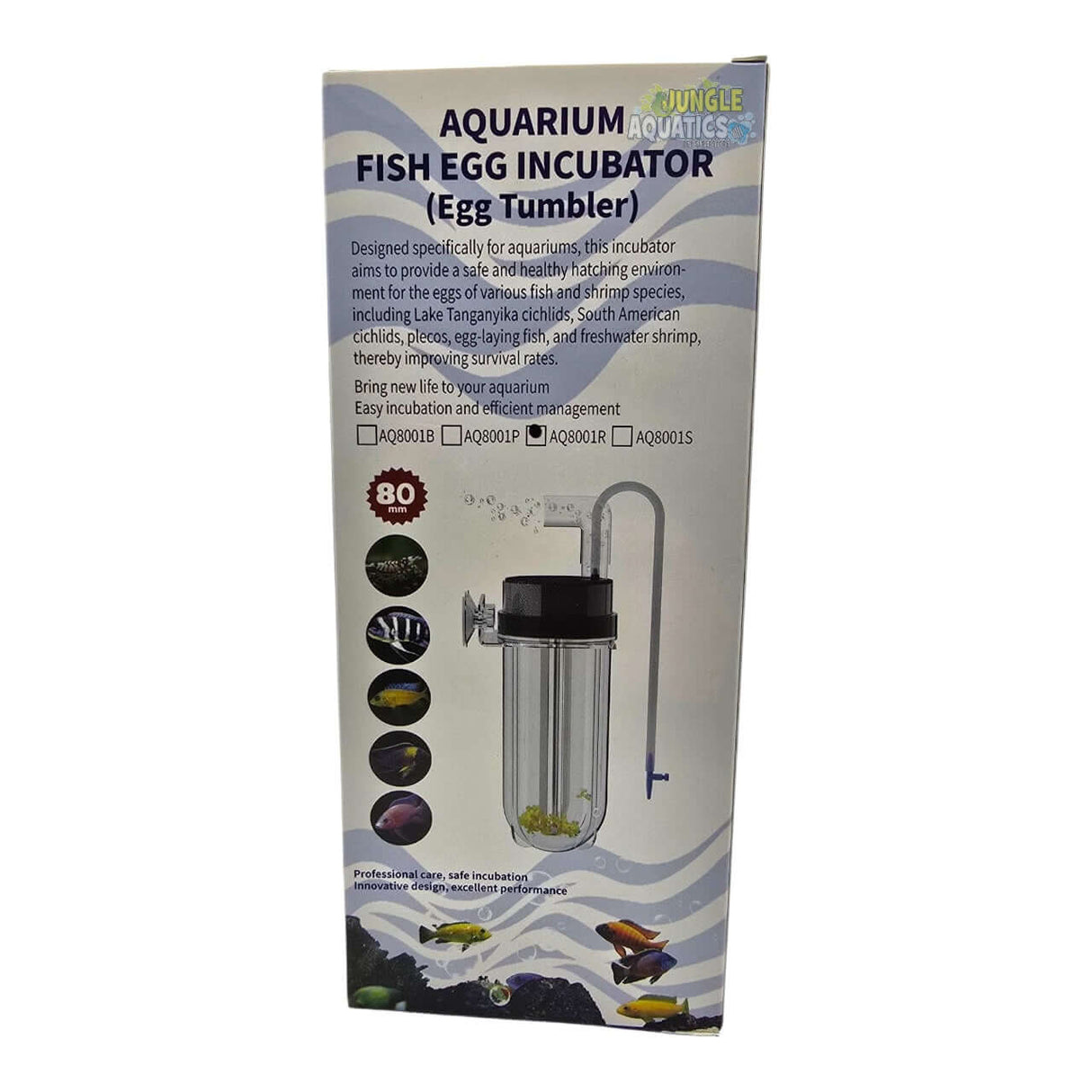 Aquarium Fish Egg Incubator - Egg Tumbler with water circulation for healthy fish egg hatching in aquariums.