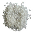 Premium natural snow white aquarium gravel, size 0.5-0.8mm, ideal for enhancing aquarium aesthetics.
