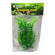 Aquarium Plastic Plant 042172 in packaging, adding vibrant greenery to fish tanks, non-toxic and fish-friendly.