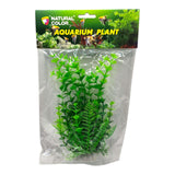 Aquarium Plastic Plant 042172 in packaging, adding vibrant greenery to fish tanks, non-toxic and fish-friendly.