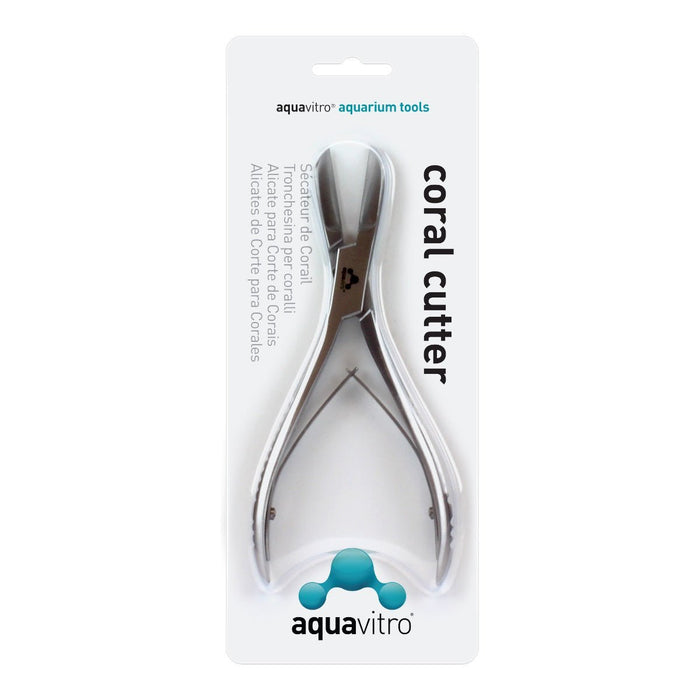 Aquavitro coral cutter tool for fragging and trimming corals in marine and freshwater aquariums.