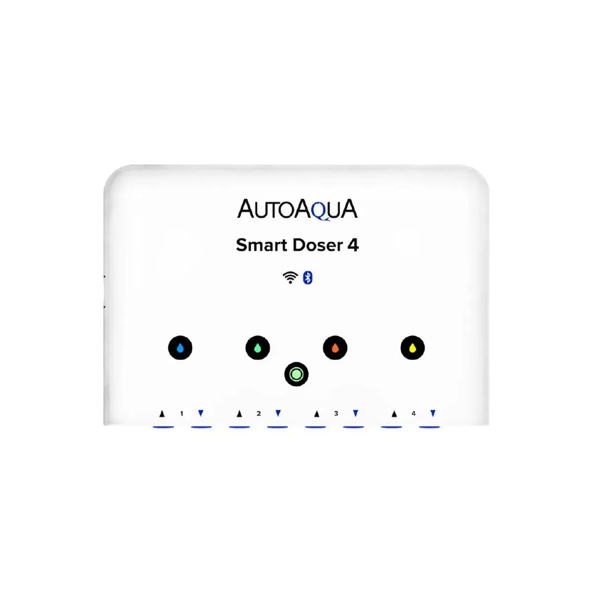 AutoAqua Smart Doser 4 Dosing Pump compact design with WiFi and Bluetooth connectivity for easy aquarist use.