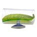 Betta Leaf Bed with suction cup and artificial leaf, providing a cozy resting spot for betta fish in an aquarium.