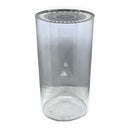 Bio Bowl Terrarium Cylinder with integrated LED light and heat dissipation fan for plant care.
