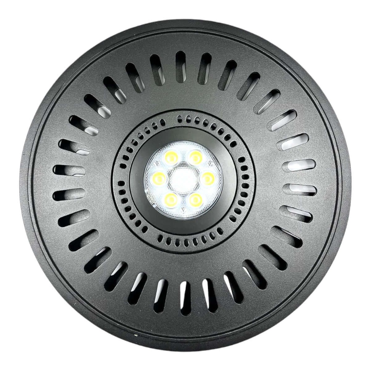 Bio Bowl Terrarium Cylinder LED light with heat dissipation fan for optimal plant growth.