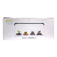 Bioloark Bubble Cup Set with Lighting and Stand LH-02 packaging showcasing four bubble cups with plants.