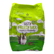 Burgess Country Values Fruity Rabbit Nuggets bag, designed for healthy rabbit digestion and selective feeding prevention.