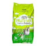 Burgess Country Values Fruity Rabbit Nuggets bag, healthy blend for rabbits with added vitamins and fruity flavor.
