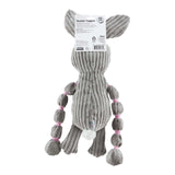 Charming Pet Thunder Tuggerz Bunny plush toy designed for tug-of-war and squeaky fun for dogs.