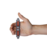 Chihiros Double Tap Quick Connector held in hand, showcasing its durable design and quick disconnect feature.