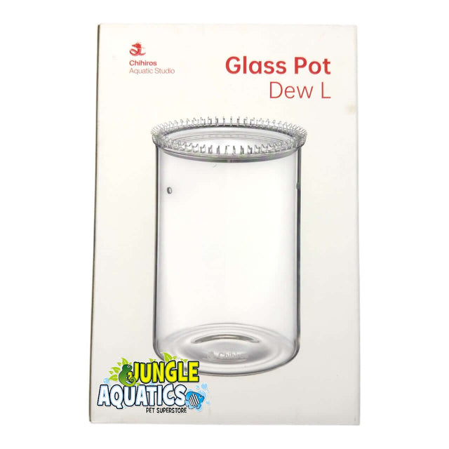 Chihiros Glass Pot Dew L with ventilated lid for optimal plant humidity and care.