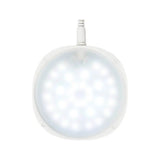 Chihiros Magnetic Light featuring a white round design with multiple RGB LEDs for adjustable illumination.