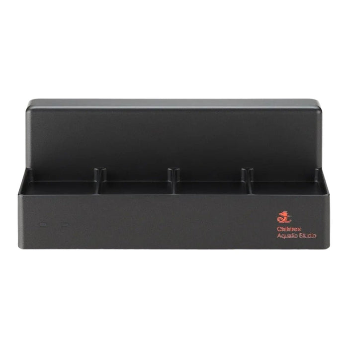 Chihiros Magnetic Stirrers base with four compartments in sleek black design for aquarium system setup.