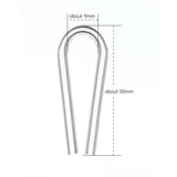 Chihiros U Clip dimensions: 9mm width, 50mm height, designed for CO2 connections in aquariums.