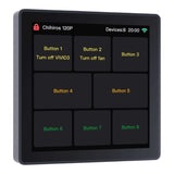 Chihiros WiFi Hub Pro control panel with buttons for device management and settings display.