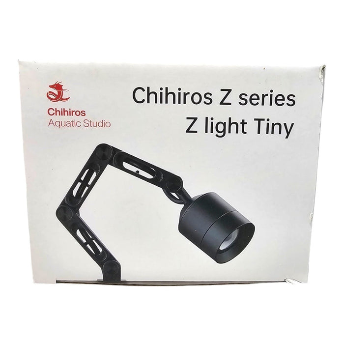 Chihiros Z series Z Light Tiny packaging showcasing the compact and adjustable LED aquarium light design.