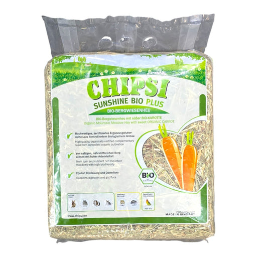 Chipsi Sunshine BIO PLUS Meadow Hay with Carrot 600g