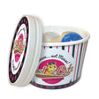 Cool Cats Mousse for Cats 110g container with creamy mousse and a blue ball toy inside.