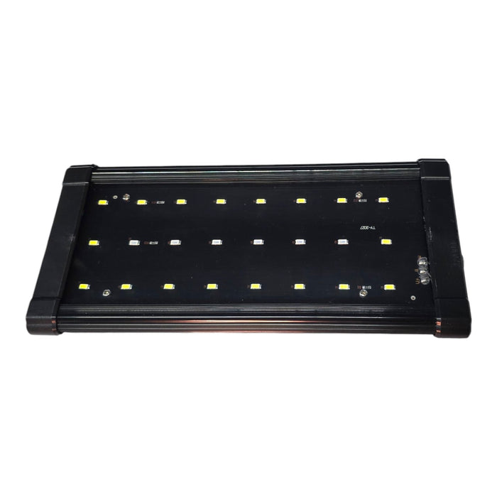 Deebow Touch Control LED Lighting with multiple white and blue LED diodes for aquariums, featuring a sleek design.