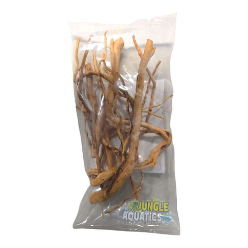 Bag of detailing twigs for aquascaping, perfect for creating natural aquarium landscapes.