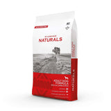 Diamond Naturals Adult Dog Formula Rich in Lamb and Rice Dry Dog Food bag with natural landscape backdrop.