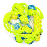 Dog Rope Toy Combo 7 Piece in vibrant colors, perfect for active play and chewing.