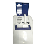 Top view of Cat Loo with Hood, featuring a smooth, durable plastic surface and easy-clean lid design.