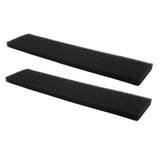 Dymax Black Bio Sponge for aquarium filtration, made of non-toxic material, ideal for freshwater and marine use.