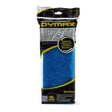 Dymax Blue Filter Mat for aquariums, ideal for biological and mechanical filtration, 32x12cm size.