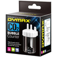 Dymax CO2 Bubble Counter packaging for monitoring CO2 in aquariums, including non-return feature and easy installation.