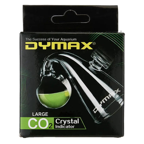 Dymax CO2 Indicator kit for easy monitoring of aquarium CO2 levels; includes drop checker and suction cup.