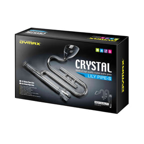 Dymax Crystal Lily Pipe Set with Skimmer, high-quality quartz glass, aquarium inflow and outflow pipes.