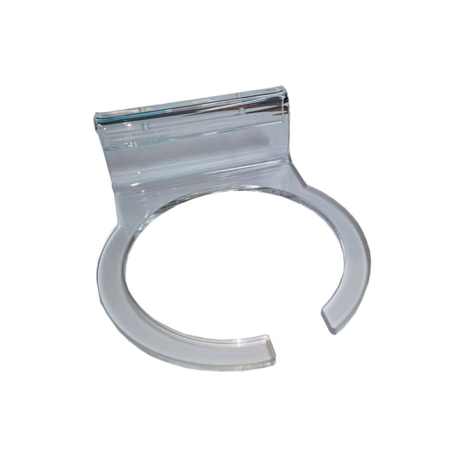 Dymax Filter Sock Holder 7 inch, transparent holder for secure and easy filter sock maintenance.
