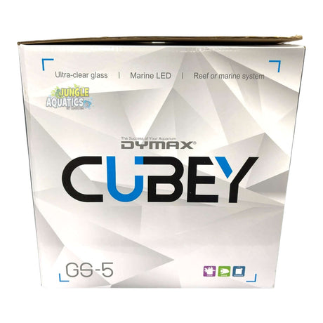 Dymax GS5 Cubey Aquarium Marine packaging with ultra-clear glass and marine LED features