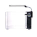 Dymax IQ7 Acrylic Aquarium with filtration system and light unit, ideal for easy maintenance aquascaping.