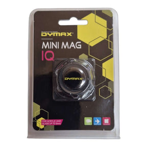 Dymax Mini Mag IQ algae cleaner for aquariums, designed for glass and acrylic up to 10mm, compact and efficient maintenance tool.