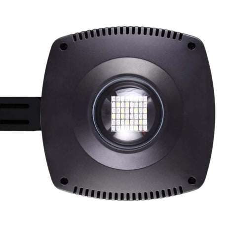 Dymax SpaceX Reef LED Light 48W top view showing LED panel and design features for optimal aquarium lighting.