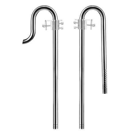 Dymax stainless steel lily pipe set for aquariums with high clarity and scratch resistance.