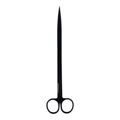 Dymax Stainless Steel Straight Scissors for precision aquascaping, designed for left or right-handed use.