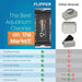 Flipper Edge Clownfish Aquarium Cleaner comparison chart showcasing features vs. other brands, highlighting dual blade design and more.