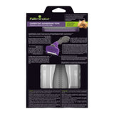 Furminator Undercoat deShedding Tool packaging for long-haired cats, designed to reduce shedding and remove loose hair.