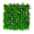 Vibrant green ground cover artificial plant mat, perfect for aquariums and home décor, 23x23cm.