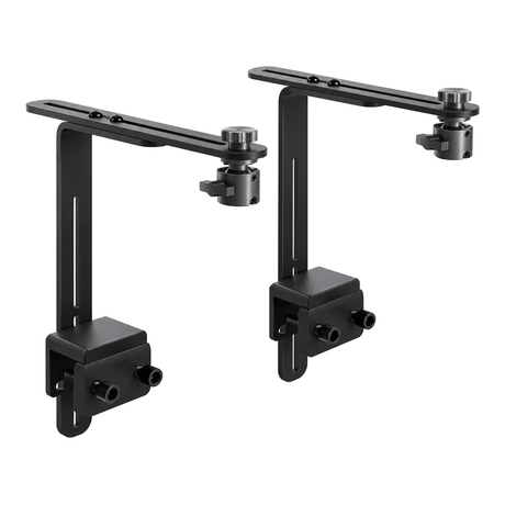 Zetlight L Shape Bracket for M5 Light Set showcasing adjustable support for marine LED lights above aquariums.