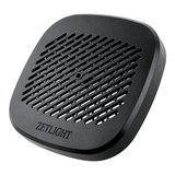 Zetlight Reptile Lamp U1 9W UVA and UVB black LED light fixture with ventilated design